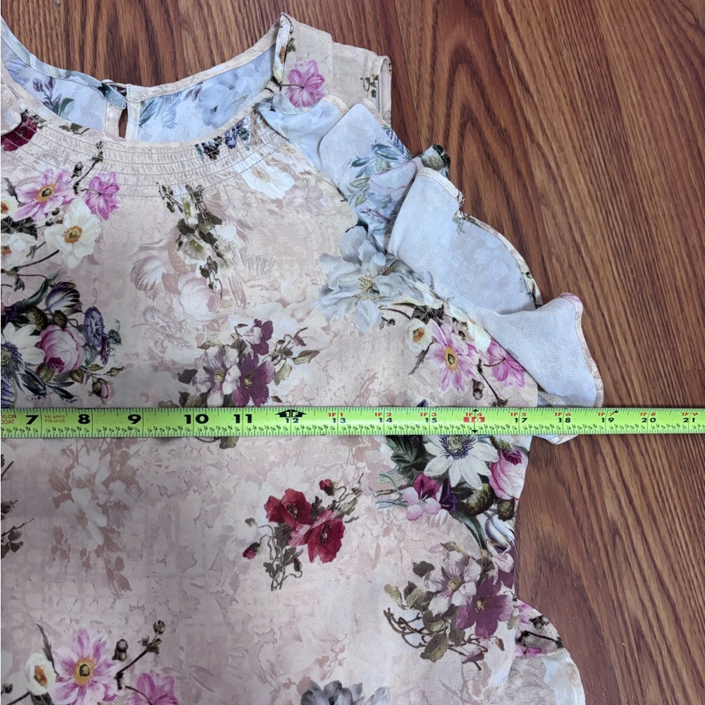 Sundance Faye floral asymmetrical midi dress NWT - Picture 6 of 7